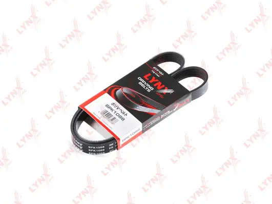 Courroie trapézoïdale à nervures LYNXAUTO 6PK1088