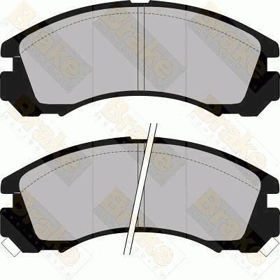 Kit de plaquettes de frein, frein à disque Brake ENGINEERING PA945