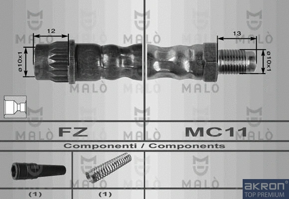 Flexible de frein AKRON-MALÒ 8636