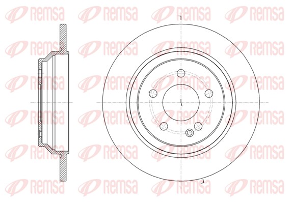 Disque de frein REMSA 61616.00