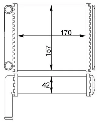 Système de chauffage MAHLE AH 128 000S