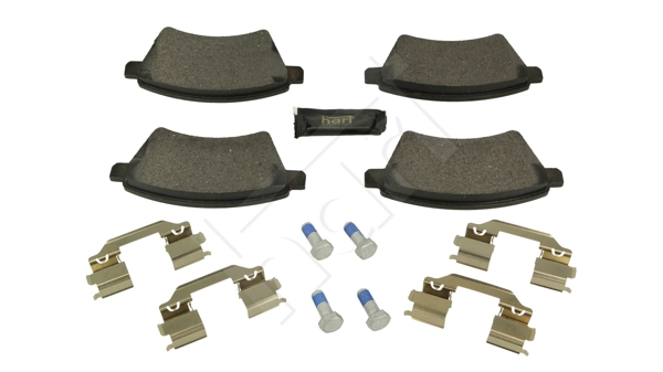 Kit de plaquettes de frein, frein à disque HART 260 884