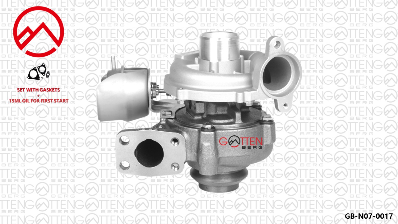 Turbocompresseur, suralimentation OES PARTS GB-N07-0017