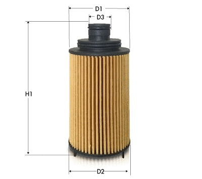 Filtre à huile TECNECO FILTERS OL2187E