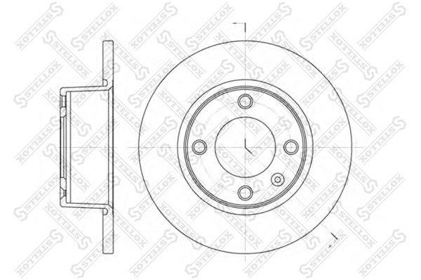 Disque de frein STELLOX 6020-1924-SX