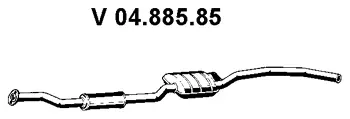 Silencieux avant EBERSPÄCHER 04.885.85