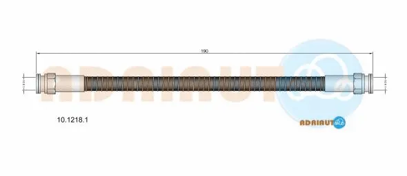 Flexible de frein ADRIAUTO 10.1218.1