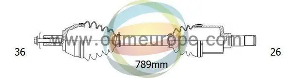 Arbre de transmission 4X4 ESTANFI EST-18-153010
