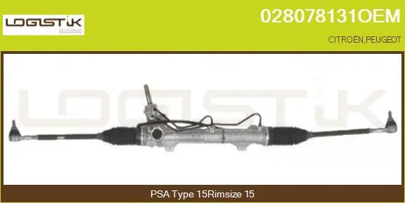 Crémaillère de direction LGK 028078131OEM