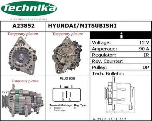 Alternateur Technika A23852