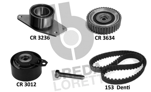 Kit de courroie crantée BREDA LORETT KCD0773