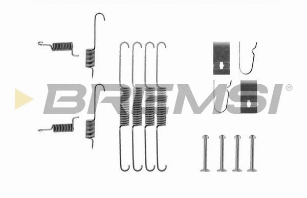 Kit d'accessoires, mâchoire de frein BREMSI SK0663