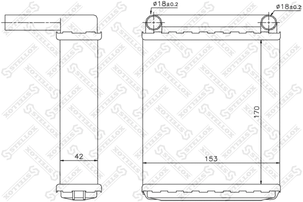 Système de chauffage STELLOX 10-35139-SX
