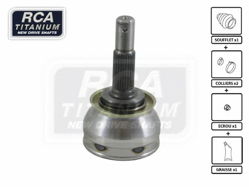 Jeu de joints, arbre de transmission RCA FRANCE NI16