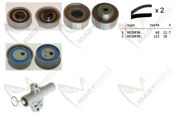 Kit de courroie crantée MABYPARTS OBK010458