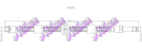 Flexible de frein KAWE H6005