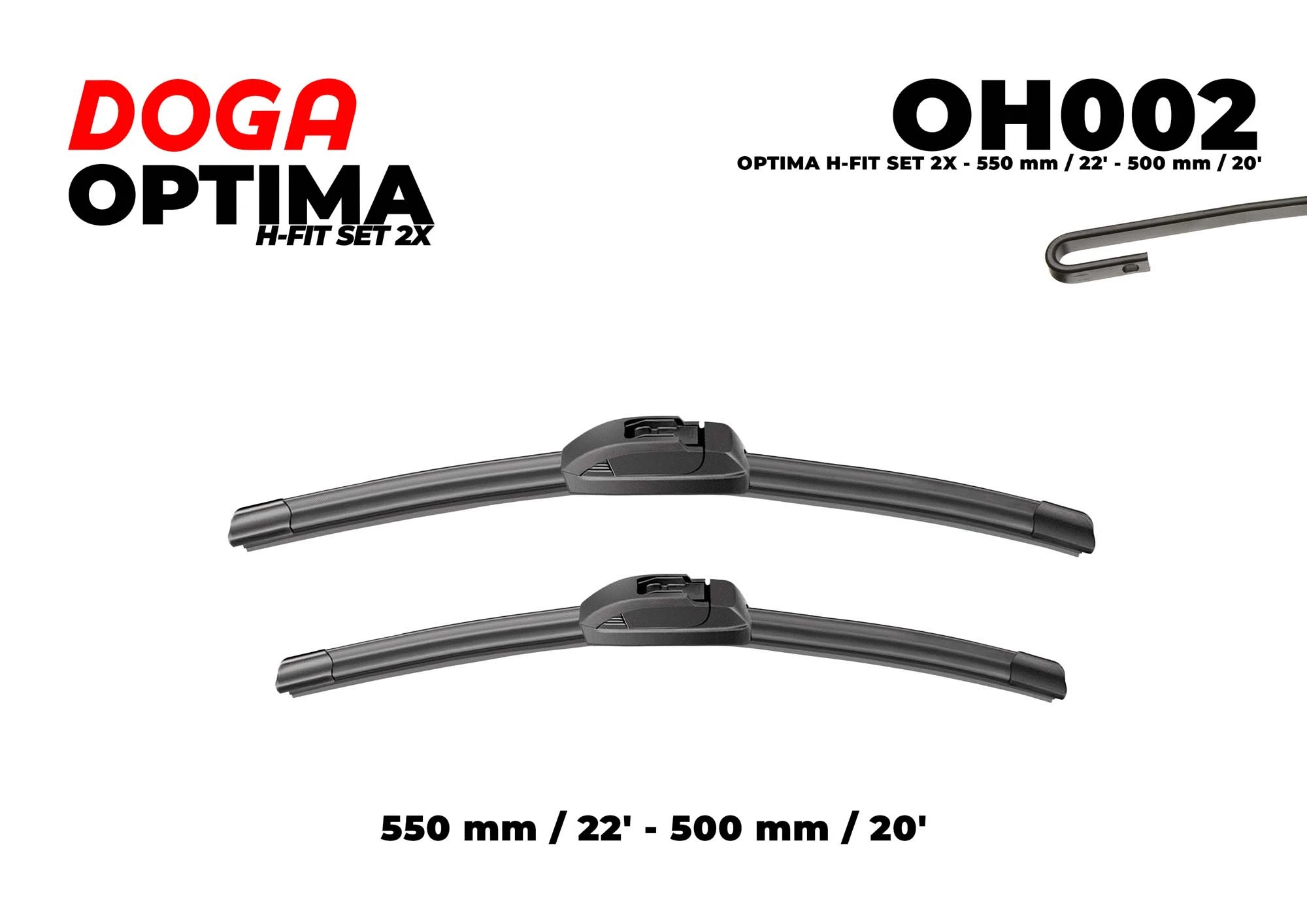 Balai d'essuie-glace DOGA OH002