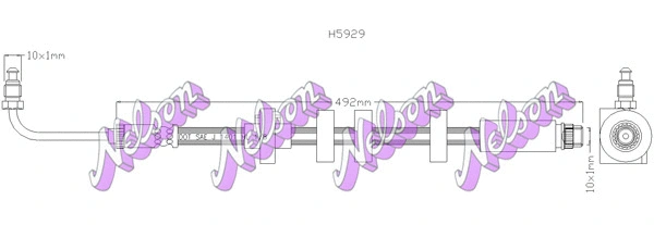 Flexible de frein KAWE H5929