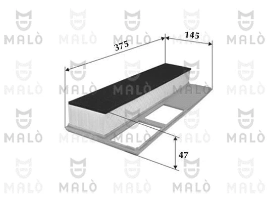 Filtre à air AKRON-MALÒ 1500001