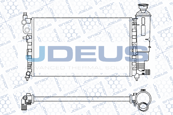 Radiateur, refroidissement du moteur JDEUS M-0070310