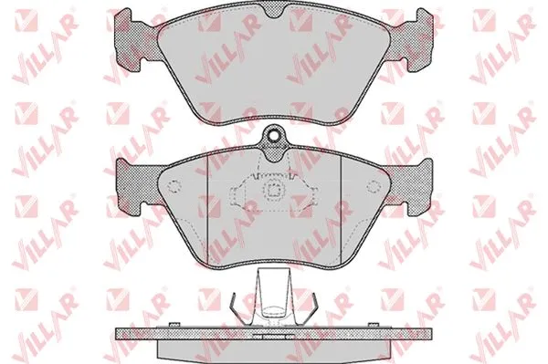 Kit de plaquettes de frein, frein à disque VILLAR 626.0465