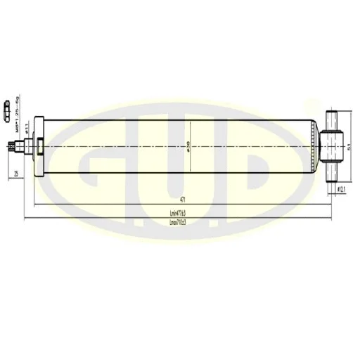 Amortisseur G.U.D. GSA343412