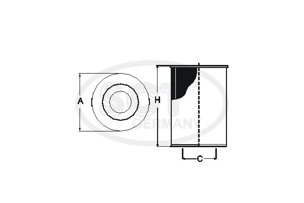 Filtre à huile SCT - MANNOL SH 437