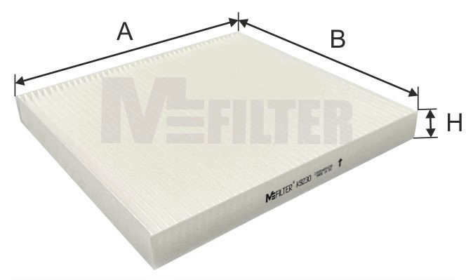 Filtre, air de l'habitacle MFILTER K 9230