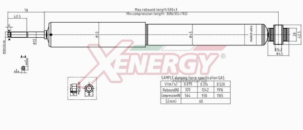 Amortisseur AP XENERGY X115349