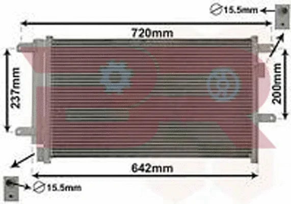 Condenseur, climatisation BOTTO RICAMBI BRAC6333