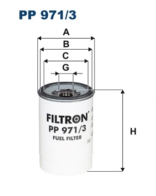 Filtre à carburant FILTRON PP 971/3