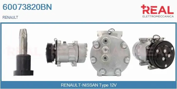 Compresseur, climatisation REAL 60073820BN