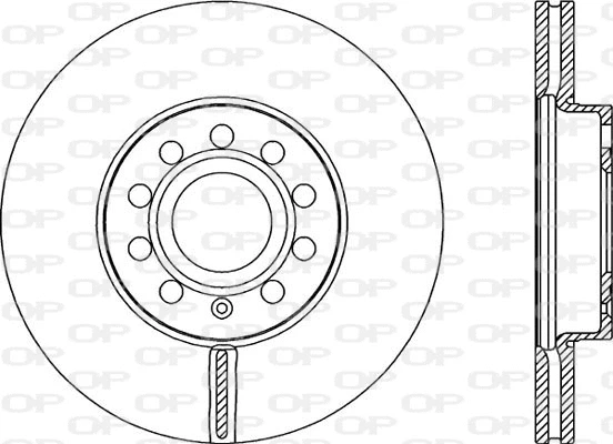 Disque de frein OPEN PARTS BDA2151.20