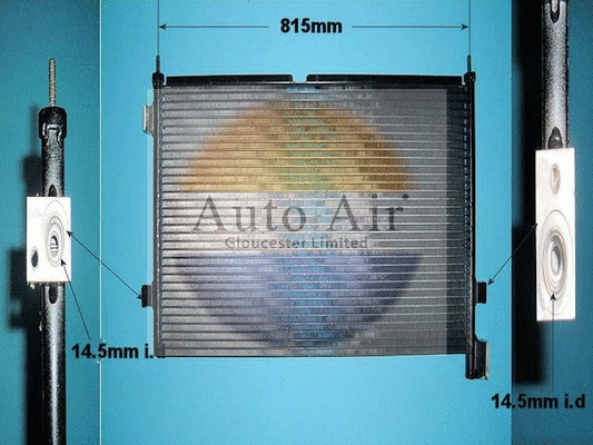 Condenseur, climatisation AUTO AIR GLOUCESTER 16-1039