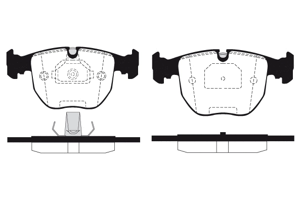 Kit de plaquettes de frein, frein à disque Technika 01440