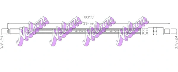 Flexible de frein KAWE H0398