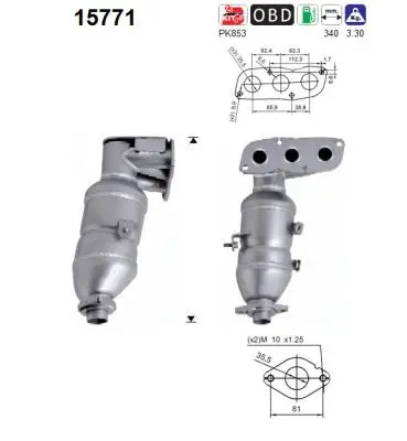 Catalyseur AS 15771