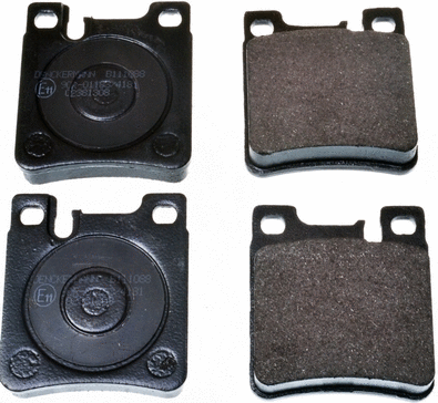 Kit de plaquettes de frein, frein à disque DENCKERMANN B111088