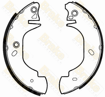 Jeu de mâchoires de frein Brake ENGINEERING SH2494