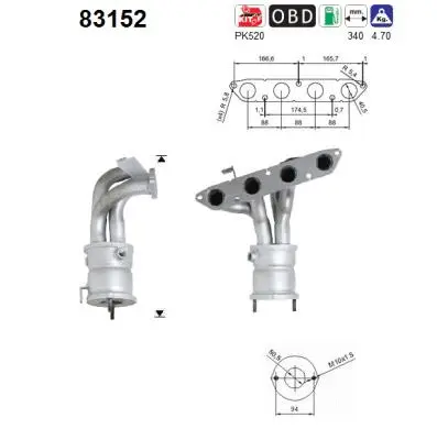 Catalyseur AS 83152