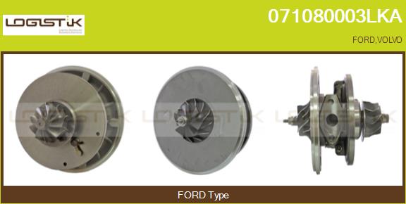 Groupe carter, turbocompresseur LGK 071080003LKA