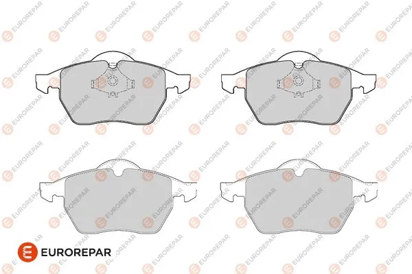 Kit de plaquettes de frein, frein à disque EUROREPAR 1686271280