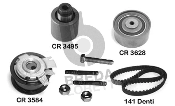 Kit de courroie crantée BREDA LORETT KCD0056