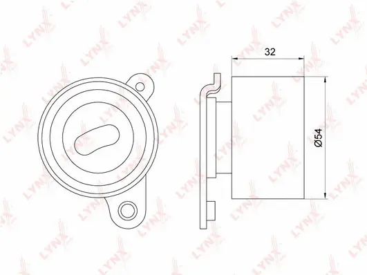 Poulie de tension, courroie crantée LYNXAUTO PB-1118