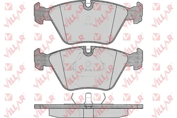 Kit de plaquettes de frein, frein à disque VILLAR 626.0296