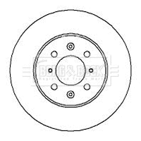 Disque de frein BORG & BECK BBD4027