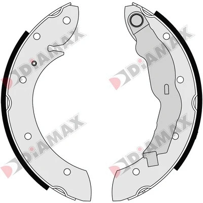 Jeu de mâchoires de frein DIAMAX N01041