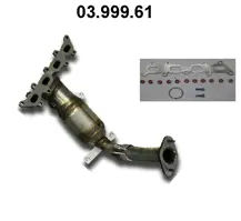 Catalyseur en coude EBERSPÄCHER 03.999.61
