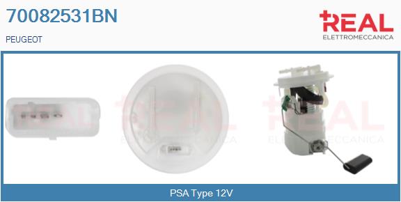 unité d'alimentation de carburant REAL 70082531BN