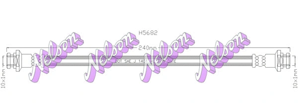 Flexible de frein BROVEX-NELSON H5682